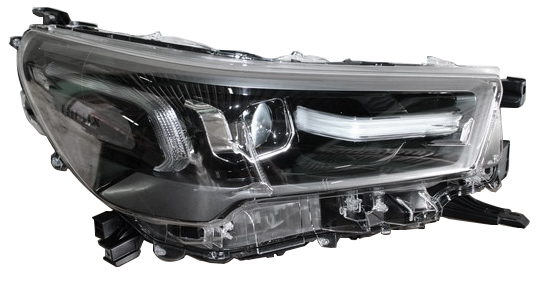 UNIT, HEADLAMP W/GASKET, RH